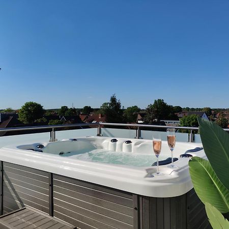 Penthouse Mit Whirlpool Im Herzen Von Niedersachsen Burgwedel  Exteriör bild