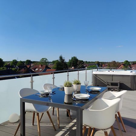 Penthouse Mit Whirlpool Im Herzen Von Niedersachsen Burgwedel  Exteriör bild