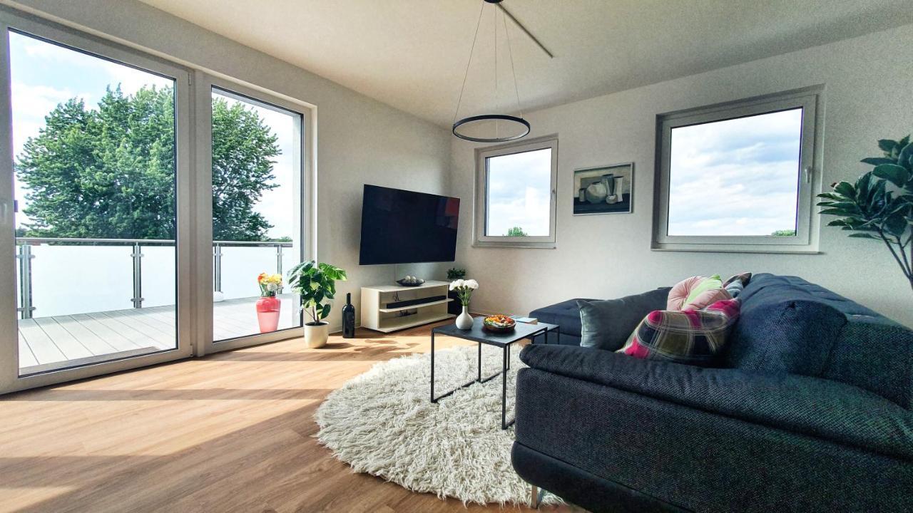 Penthouse Mit Whirlpool Im Herzen Von Niedersachsen Burgwedel  Exteriör bild